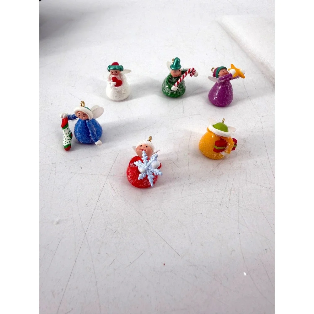Hallmark Keepsake Sugar Plum Fairies Ornament Set 2002 Multicolor Whimsical Y2K